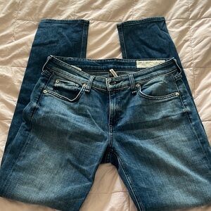 Rag & Bone dre low-rise slim boyfriend size 25 denim jeans NWOT